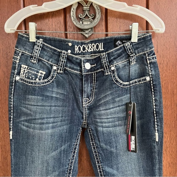 Women’s Rock & Roll Denim Jeans - Picture 2 of 10